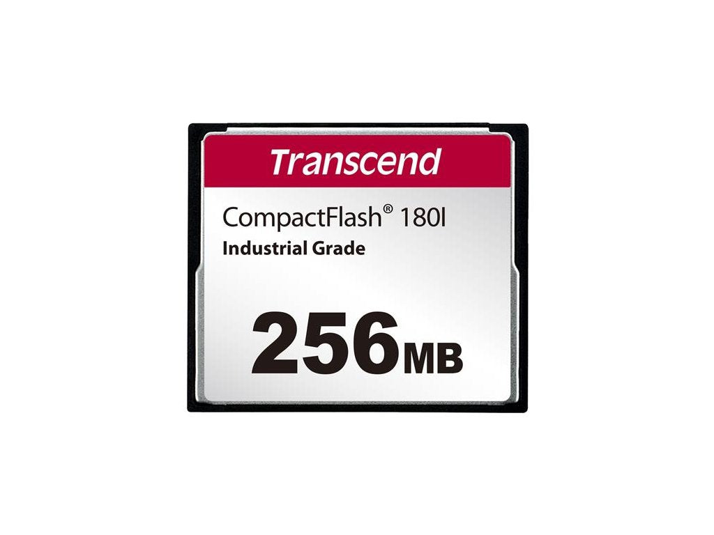 Transcend CF180I Industrial Compact Flash CF Cards | SLC Mode | 128MB, 256MB, 512MB, 1GB, 2GB Transcend CF180I Industrial Compact Flash CF Cards | SLC Mode | 128MB, 256MB, 512MB, 1GB, 2GB
